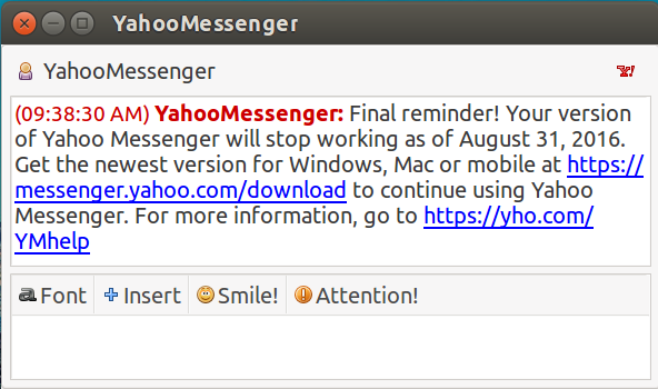 using yahoo messenger on mac
